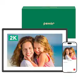 pexar - Lexar 11″ WiFi Digital Picture Frame - Anti-Glare Touch Stunning Screen - 2K Resolution Ultimate Clarity