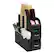 Angle. Mind Reader - Cup and Condiment Station, Countertop Organizer, Coffee Bar, Kitchen, Stirrers, 5.35"L x 11.25"W x 11.15"H - Black.