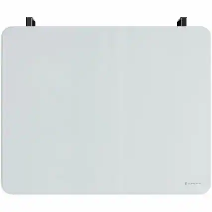 Front. U Brands - Magnetic Cubicle/Wall Glass Frameless Dry-Erase Board - 20 x 16.