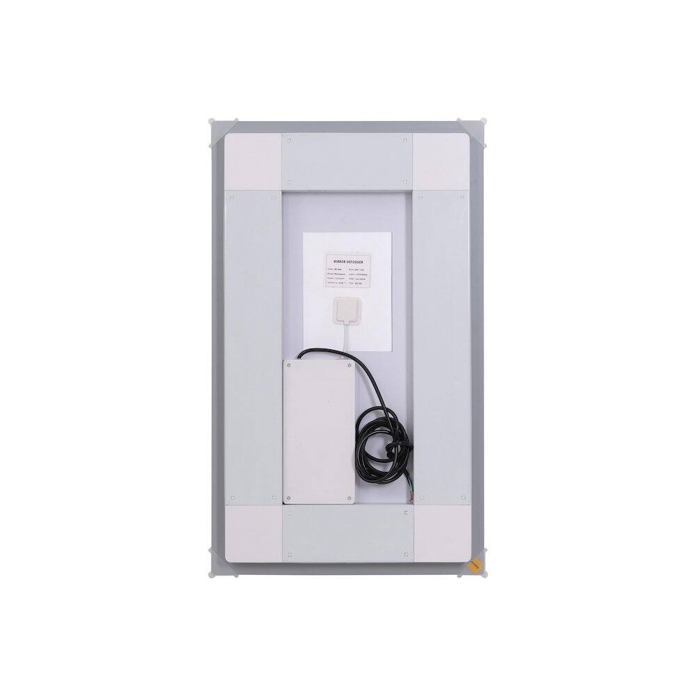 Angle. Elegant Kitchen and Bath - Riven 30X18 Led Mirror, Adjustable Color 3000K/4200K/6400K - White.
