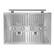 Alt View 4. Forno Appliances - Aria 36 in. Convertible Wall-Mounted Range Hood - Silver.