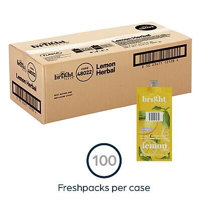 Herbal Lemon  
FTKH CFLAVIA  
23471 12128  
B CODE Lemon O  
50 A2 bright  
48022 Herbal Lemon TEACO  
Herbal bright TEACO  
100 Freshpacks per case