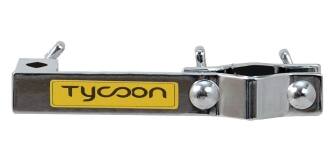 Front. Tycoon Percussion - Universal Mounting Bracket, Chrome, Fits Any Mountable Percussion Instrument, Angled Rod for Easy Playability.