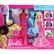 OVER 150 PIECES INSIDE! BE A REAL FASHION DESIGNER 1 START WITH 5 OUTFITS Outfits Fit All Barbie Body Types! MAKE IT FABULOUS! 2 ADD PRETTY STICKERS! Barbie CONTENTS 5 OUTFITS, 1 DRESS FORM, 30 FABRIC EMBELLISHMENTS, 2 STICKER SHEETS, 3 GLITTER GLUE TUBES- NET WEIGHT: 0.07 oz(2g) EACH. 3 COAT DESIGNS YOUR won 3+ DOL INCLUDES WARNING: CHOKING HAZARD.