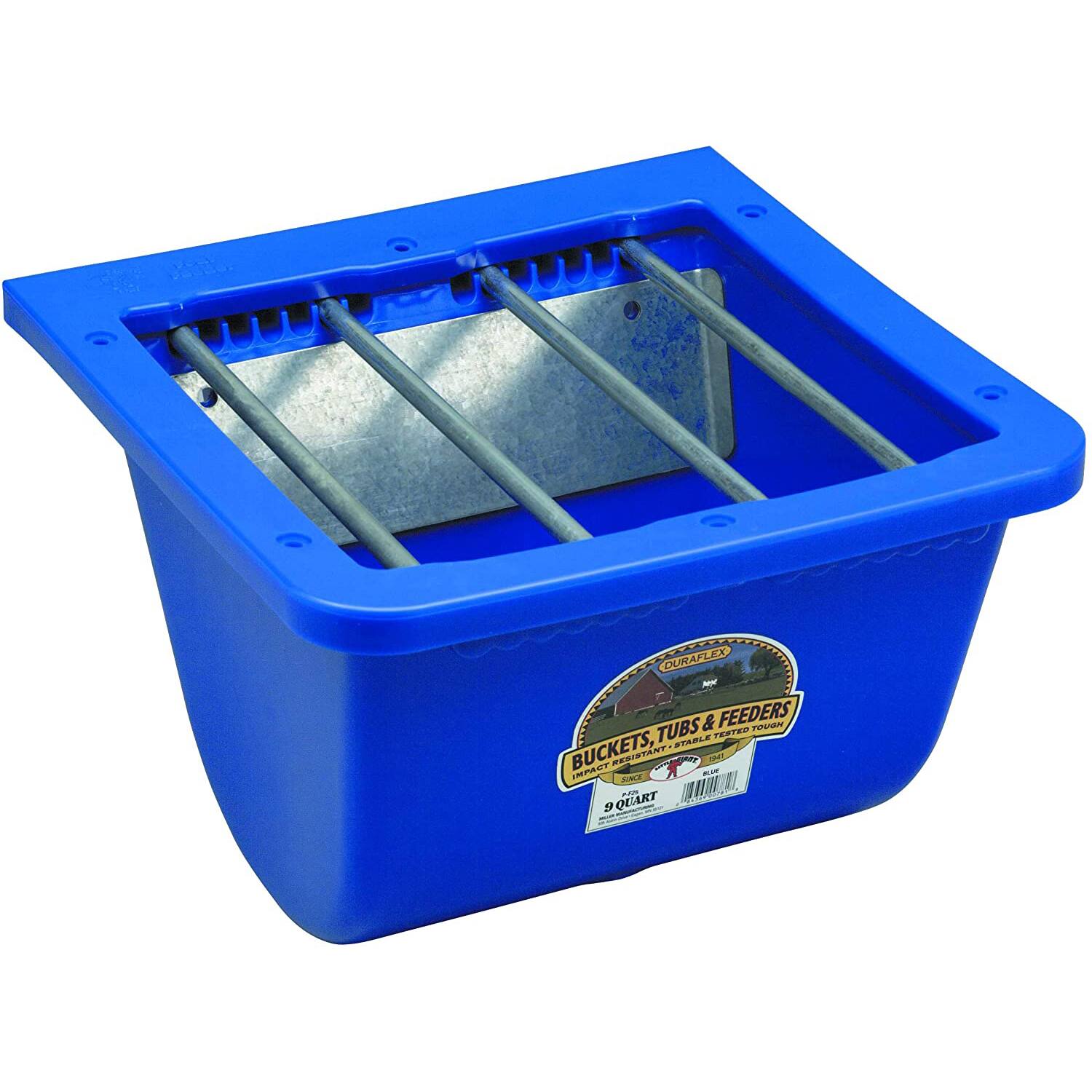 DURAFLEX TUBS & FEEDERS BUCKETS, IMPACT RESISTANT - 9 QUART