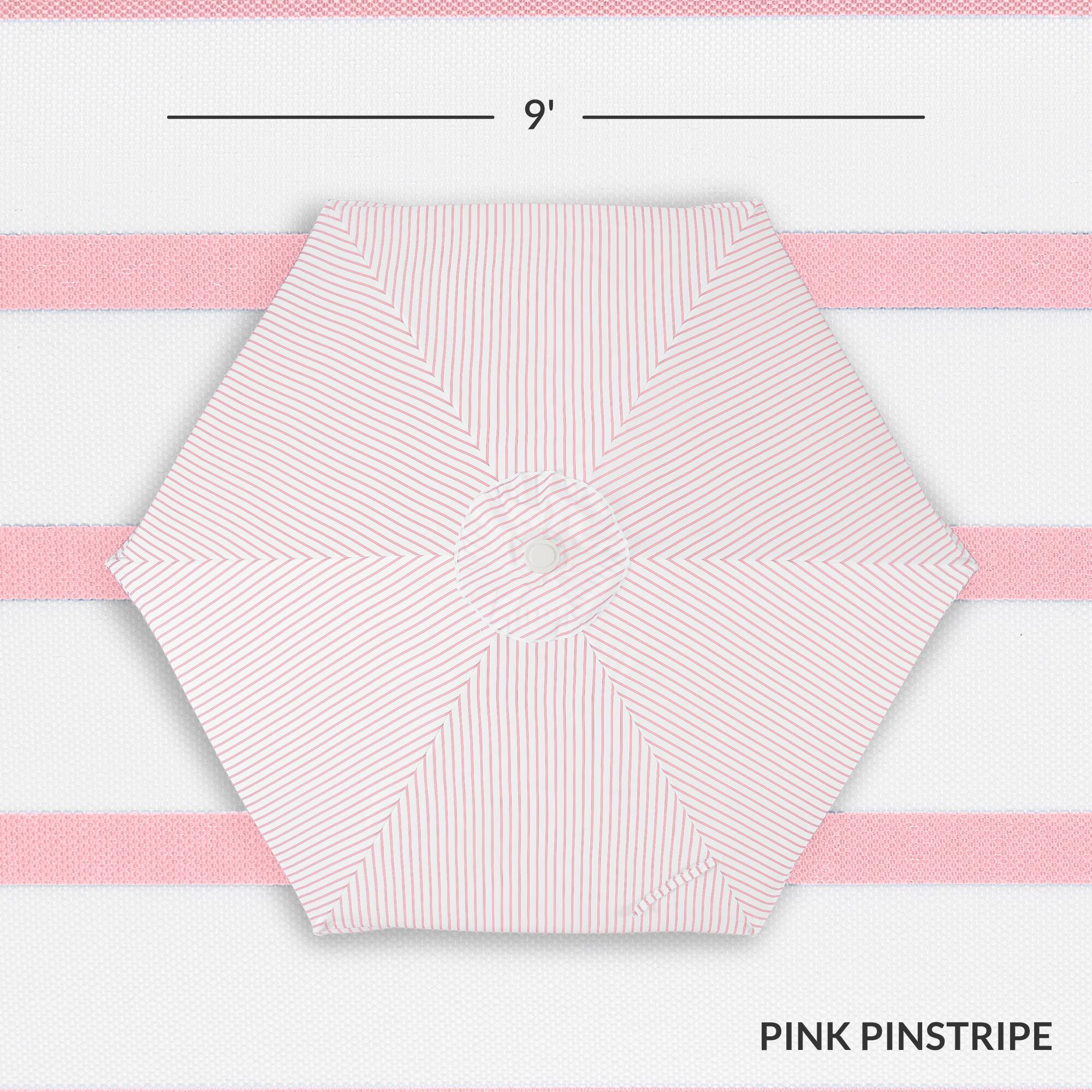 9'  
PINK PINSTRIPE