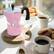 Alt View 4. Zulay Kitchen - Zulay Kitchen Stovetop Espresso Maker - Moka Pot 6 Espresso Cups - Pink.