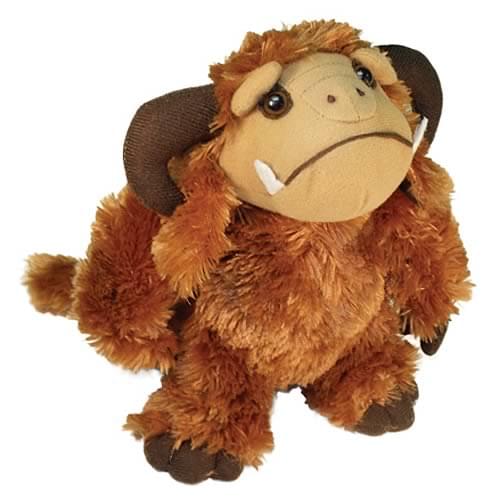 Front. Toy Vault - Labyrinth Ludo 9" Plush - Brown.