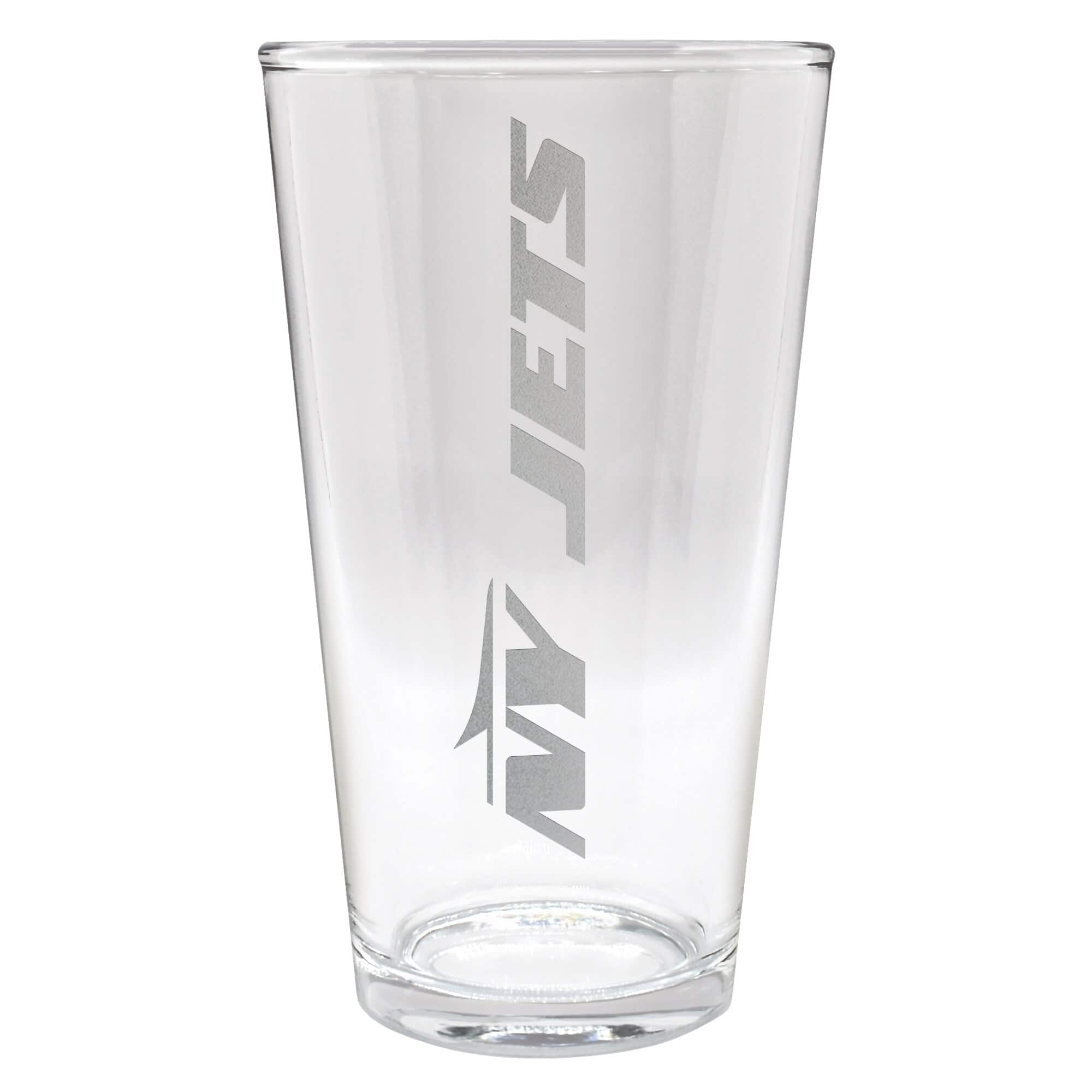 Front. Great American Products - Etched 16oz. Vertical Rally Cry Pint Glass - Multicolor.