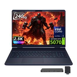 Dell - Upgraded - Alienware 16X Aurora 16" 2.5K 240Hz Gaming Laptop,Intel Ultra 9 275HX,RTX 5070,64GB RAM,2TB SSD+1TB Dock,Win 11 Pro - Interstellar Indigo