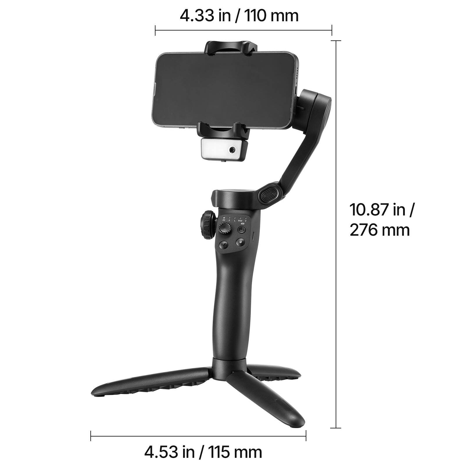 4.33 in / 110 mm  
10.87 in / 276 mm  
4.53 in / 115 mm
