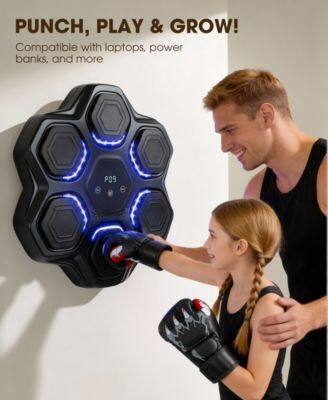 PUNCH, PLAY & GROW!  
Compatible with laptops, power banks, and more