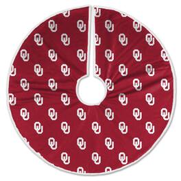 Pegasus - Oklahoma Sooners Microplush Christmas Tree Skirt - Multicolor