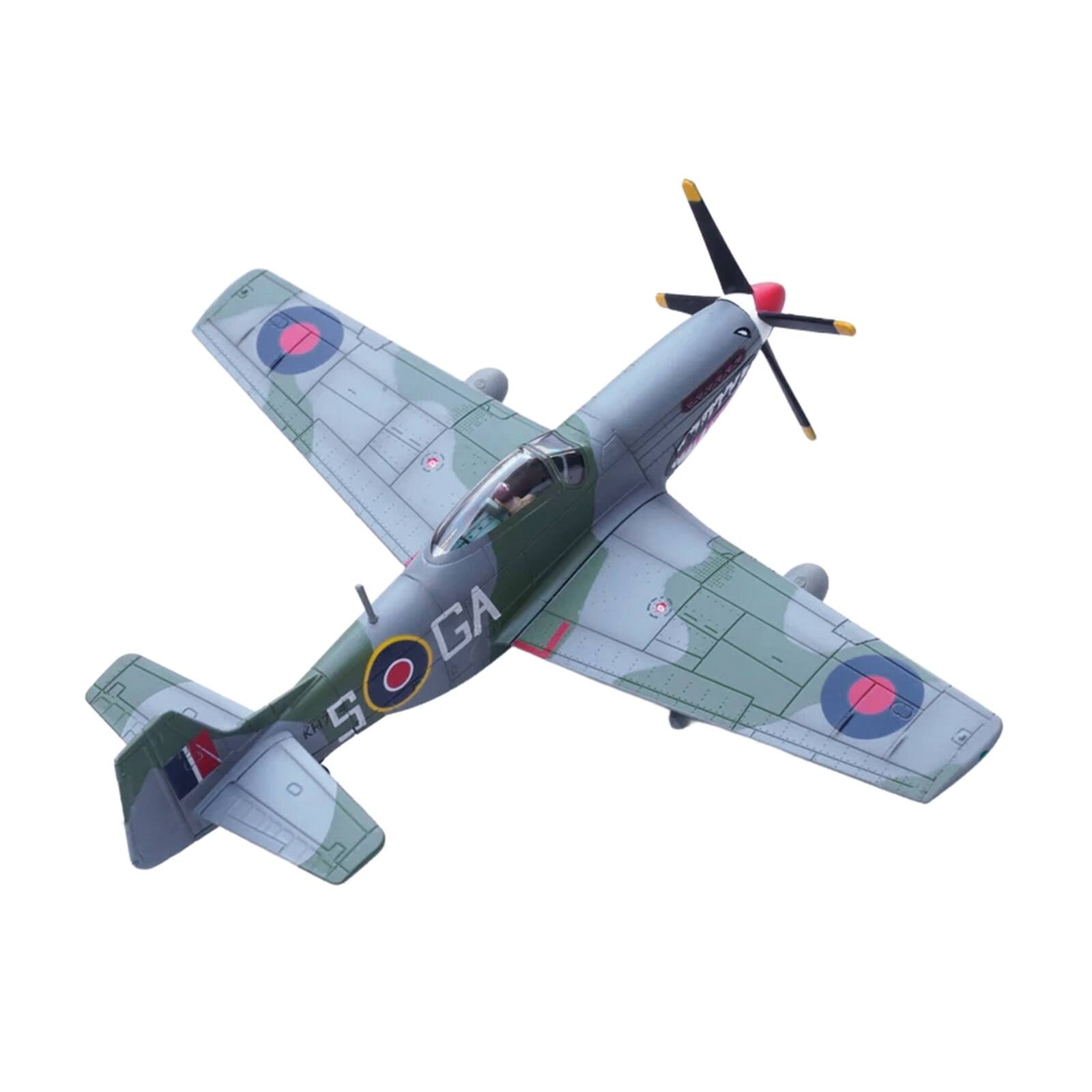 Alt View 3. Legion - North American Mustang Mk.IV Aircraft Royal Air Force 1/72 Diecast Model Airplane by Legion.