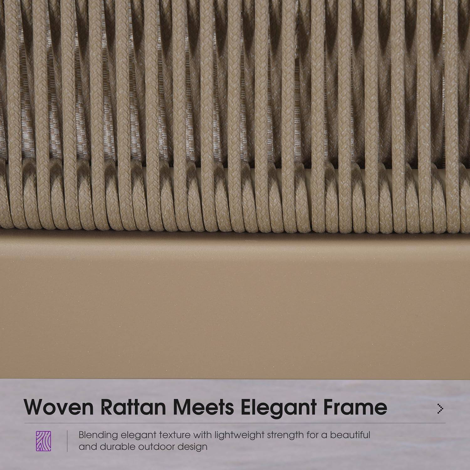 Woven Rattan Meets Elegant Frame

Blending elegant texture with lightweight strength for a beautiful and durable outdoor design
