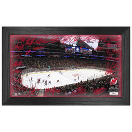 Highland Mint - New Jersey Devils 2024-2025 Signature Rink Print - Multicolor