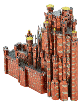 Metal Earth - Premium Series Game of Thrones Red Keep 3D Metal Model Kit Fascinations - Silver