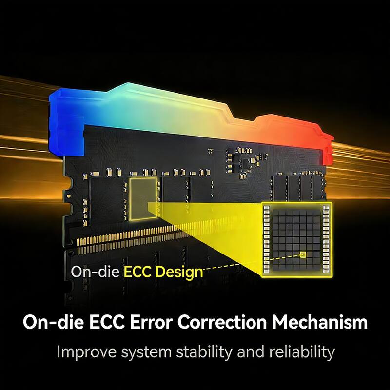 On-die ECC Design  
On-die ECC Error Correction Mechanism  
Improve system stability and reliability
