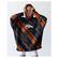 Front. Pegasus - 34" x 34" Digital Dash Sherpa Hooded Fan Cape - Multicolor.