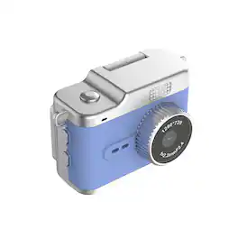 Umeiluce - D5 Mini Flip Digital Camera 180° Flip Selfie Screen - Blue