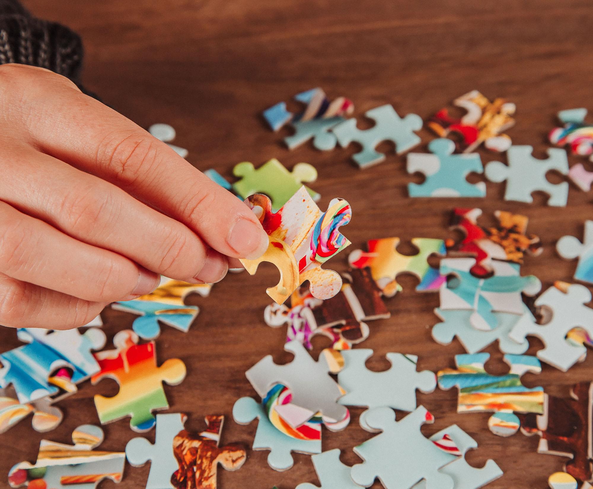 Alt View 2. Toynk - The Ultimate Dessert 500-Piece Jigsaw Puzzle - Multi-Color.