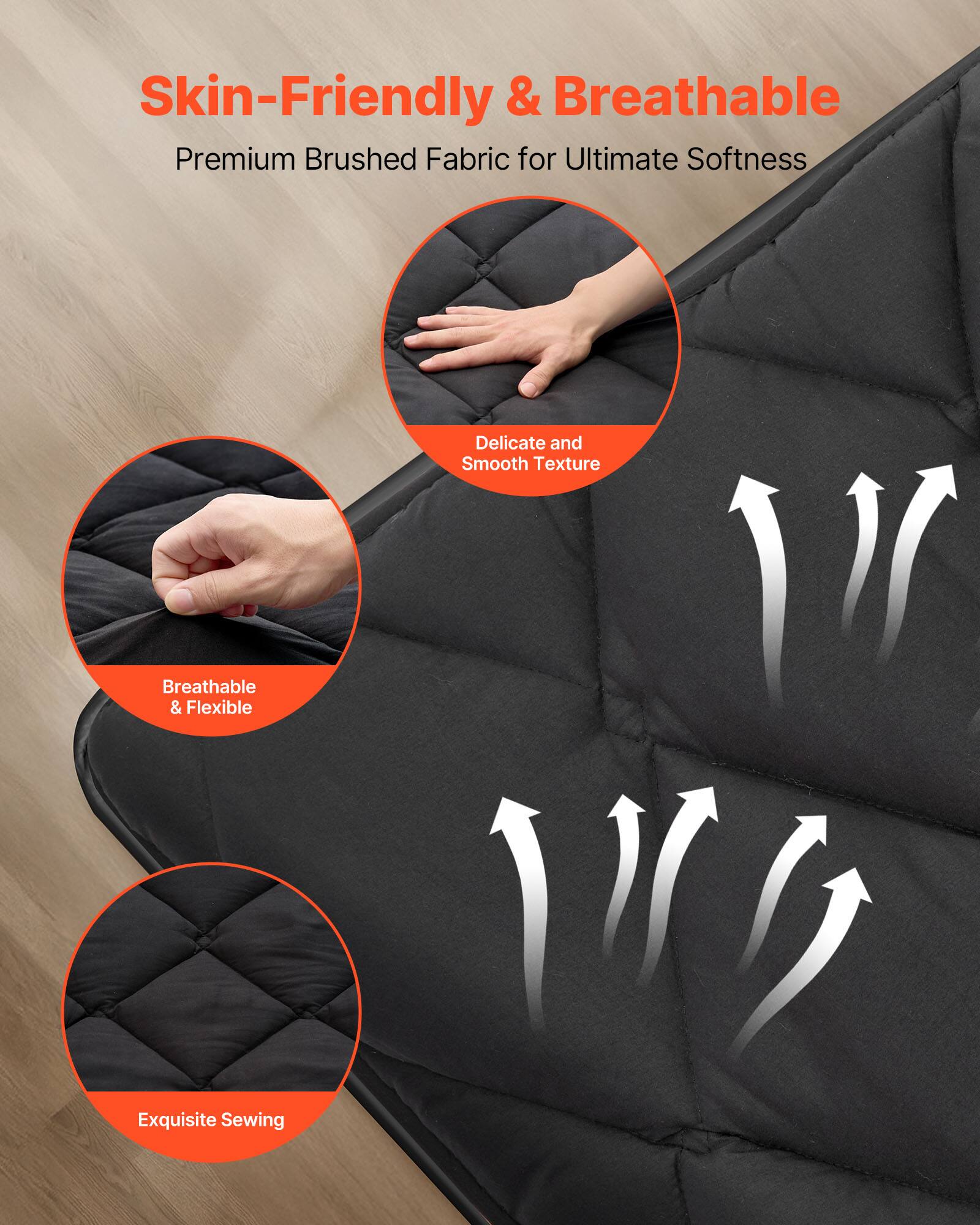 Skin-Friendly & Breathable  
Premium Brushed Fabric for Ultimate Softness  

- Delicate and Smooth Texture  
- Breathable & Flexible  
- Exquisite Sewing