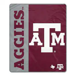 Pegasus - Texas A&M Aggies 50" x 60" Endzone Ultra Soft Throw Blanket - Multicolor