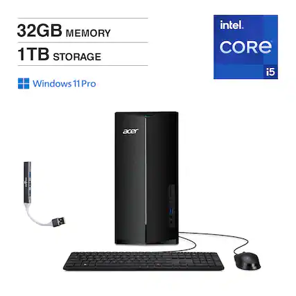 32GB MEMORY
1TB STORAGE
Windows 11 Pro
Intel Core i5