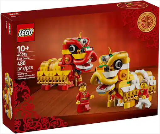 LEGO 10+ 40915 Lion Dance 480 pcs/pzs Building Toy Jouet de construction para Construir