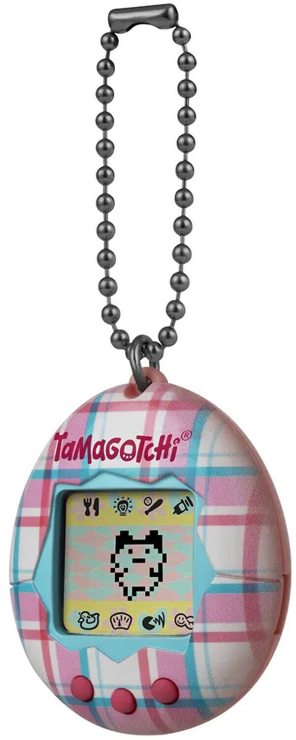 Alt View 1. Bandai - Tamagotchi - Original - Gen1 Plaid (Updated Logo)   - Collectibles - Multicolor.