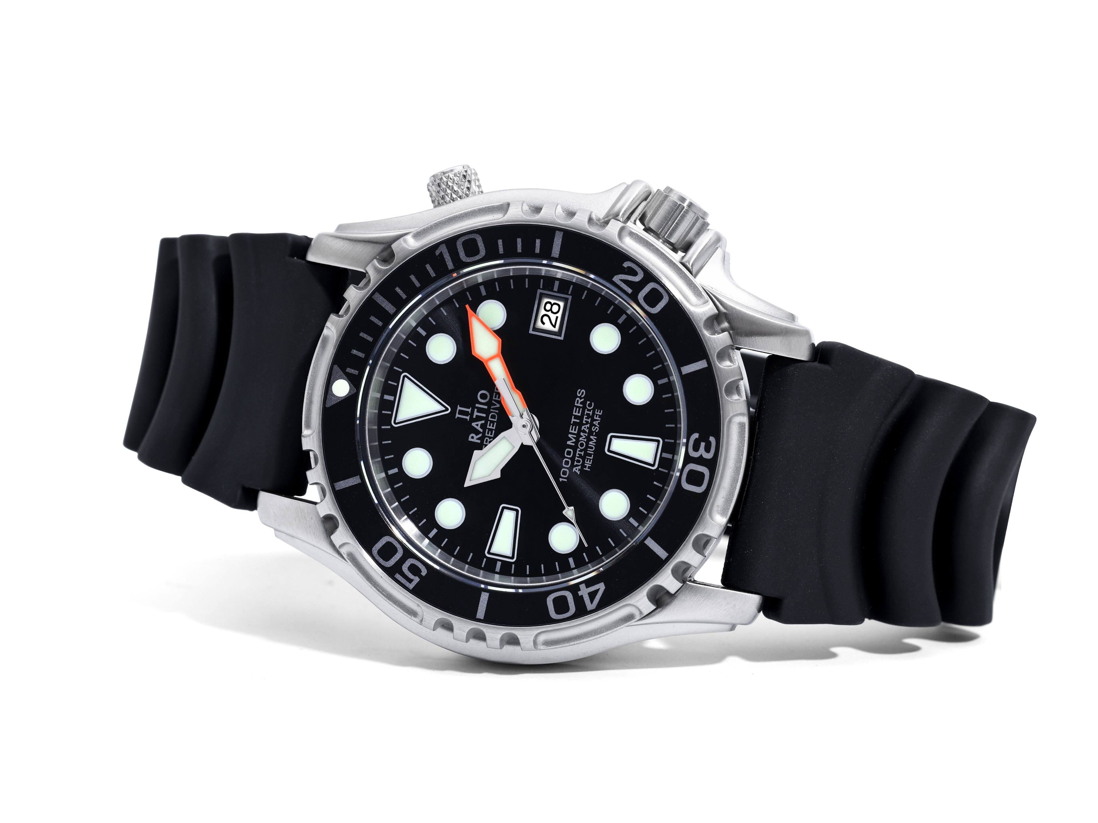 10 RATIO REEDIVE 50 I 28 20 - METERS TOMATIC HELIUM-SAFE 1000 AUT 30 40