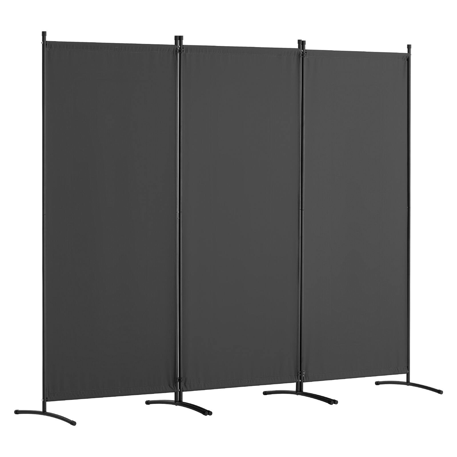Alt View 5. VEVOR - Room Divider, 3 Panel Room Dividers and Folding Privacy Screens, Fabric Partition Room Dividers for Office, Bedroom - Gray.