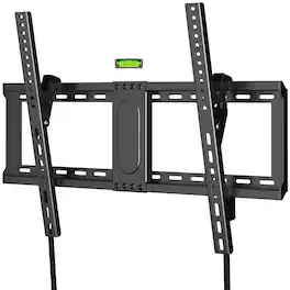 Dazzed Corner - Tilting TV Wall Mount for 37-82'' TVs, Low Profile, VESA 600x400 - Black