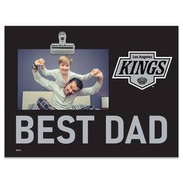 Fan Creations - Los Angeles Kings 8" x 10.5" Briteline Best Dad Clip Frame - Multicolor