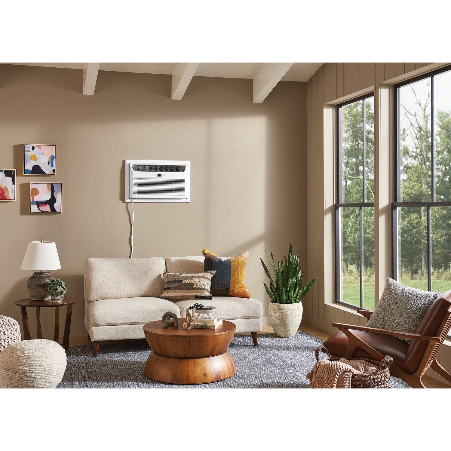 Alt View 4. Frigidaire - 550 Sq. Ft. 12,000 BTU Wall-Mounted Air Conditioner - White.