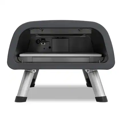 Front. NewAir - Portable Countertop Electric Pizza Oven - Black.