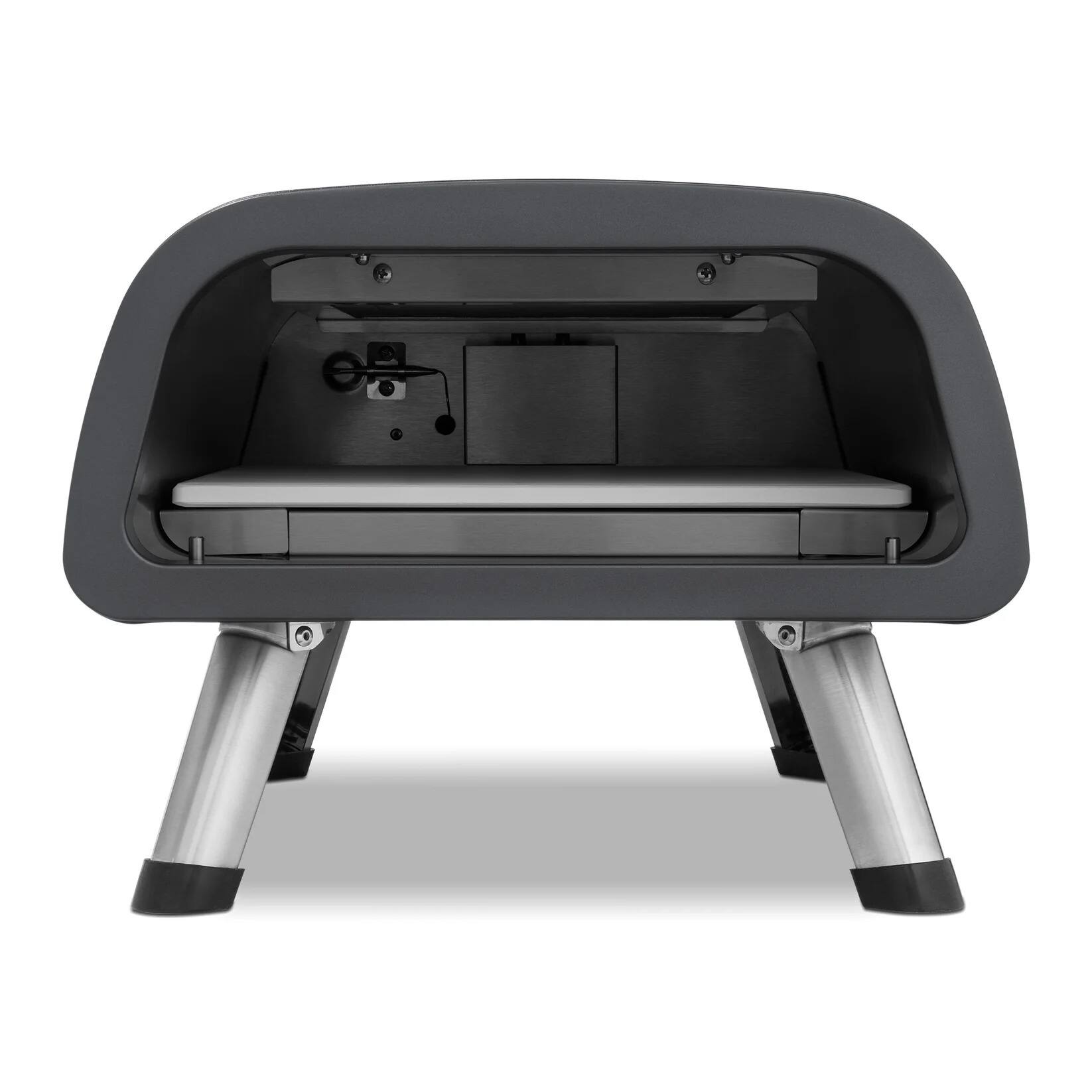 Front. NewAir - Portable Countertop Electric Pizza Oven - Black.