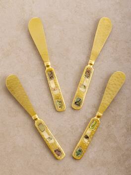 GAURI KOHLI - Sisley Butter Knives - Matte gold