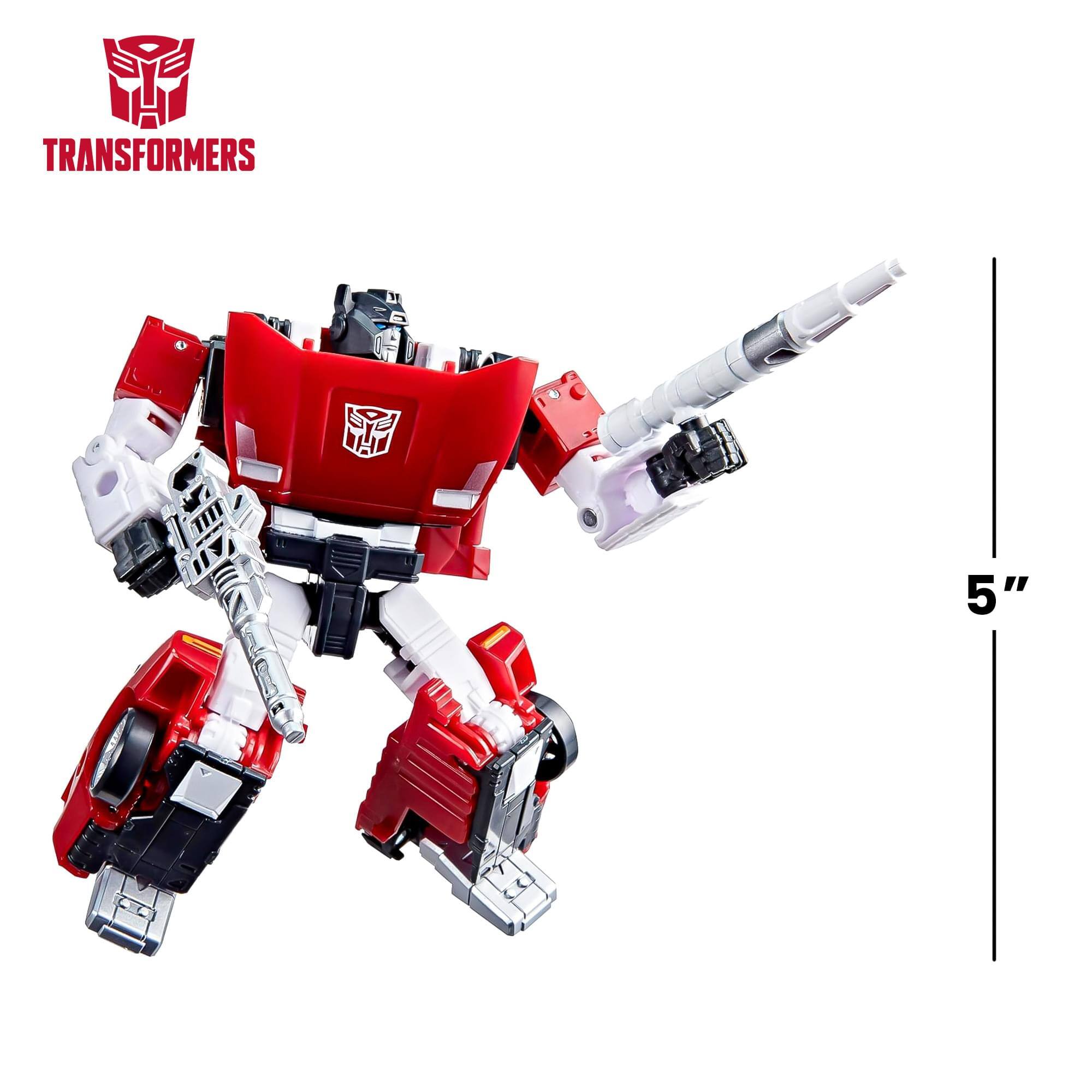 Alt View 1. Hasbro - Transformers Studio Series Devastation Sideswipe Action Figure - Red.