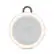 The image features a white YogaSleep device, which is a sleep timer. It has a bright light on it, indicating that it is turned on. The device is designed to provide a soothing glow for a relaxing sleep environment. The YogaSleep timer can be set for 30 minutes, 1 hour, or 2 hours, making it a versatile sleep aid. The device is made in China and has a serial number OH2S234800006.
