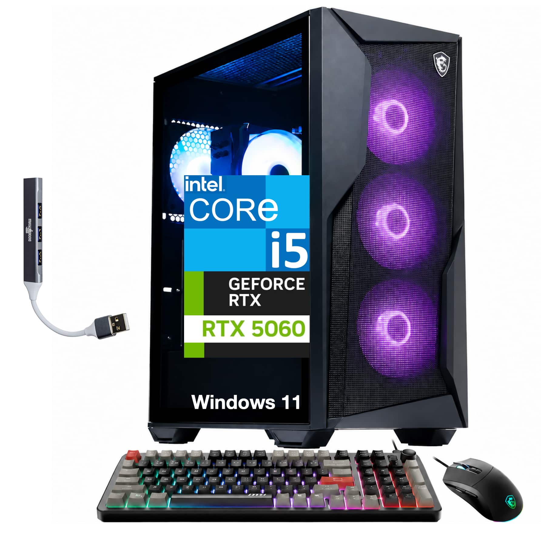 MSI Upgraded Codex R2 Desktop PC (i5 14400F, 64GB, 4TB SSD