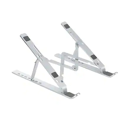 Front. Kitcheniva - Adjustable Aluminum Laptop Stand Ergonomic Desk Riser - Silver.