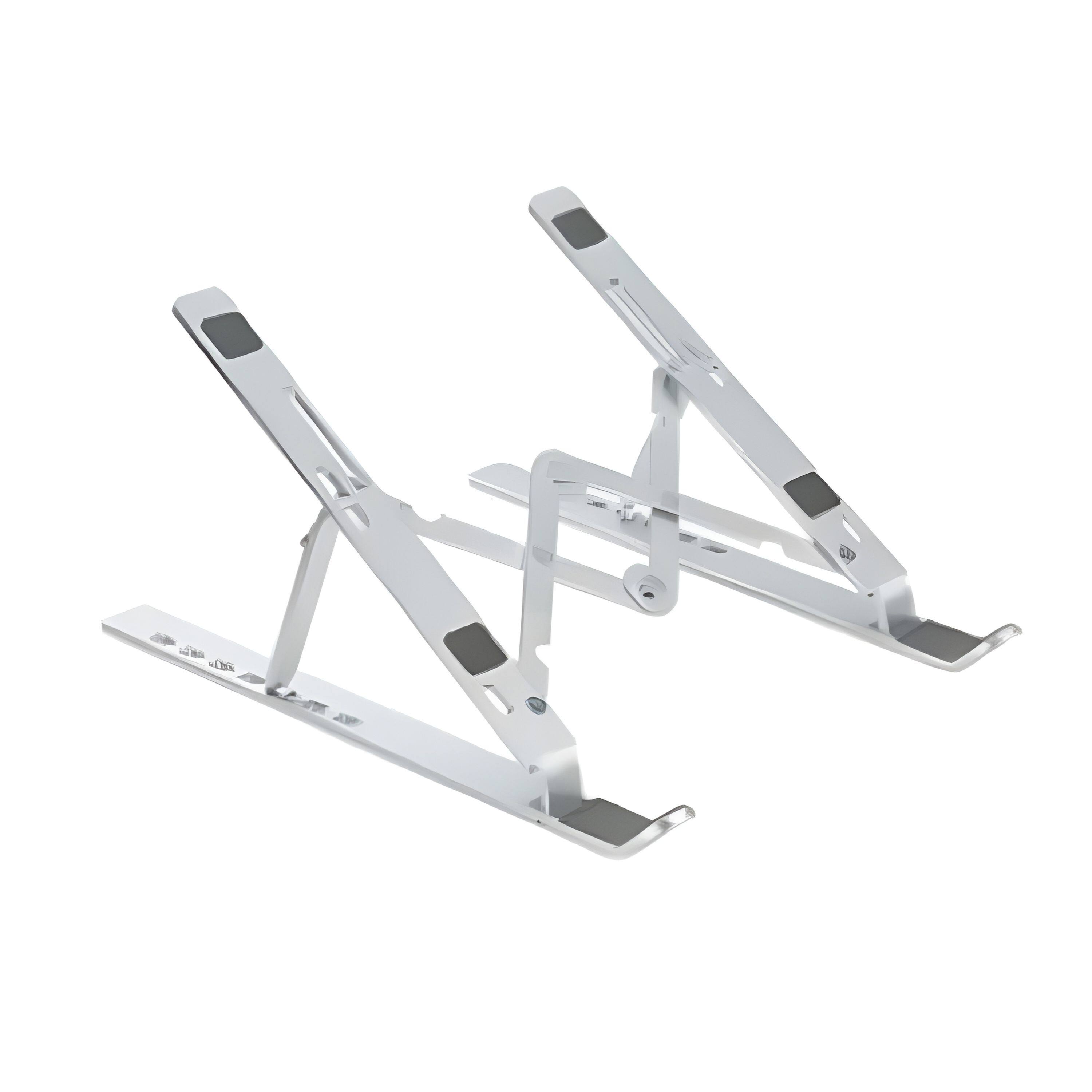 Kitcheniva - Adjustable Aluminum Laptop Stand Ergonomic Desk Riser - Silver