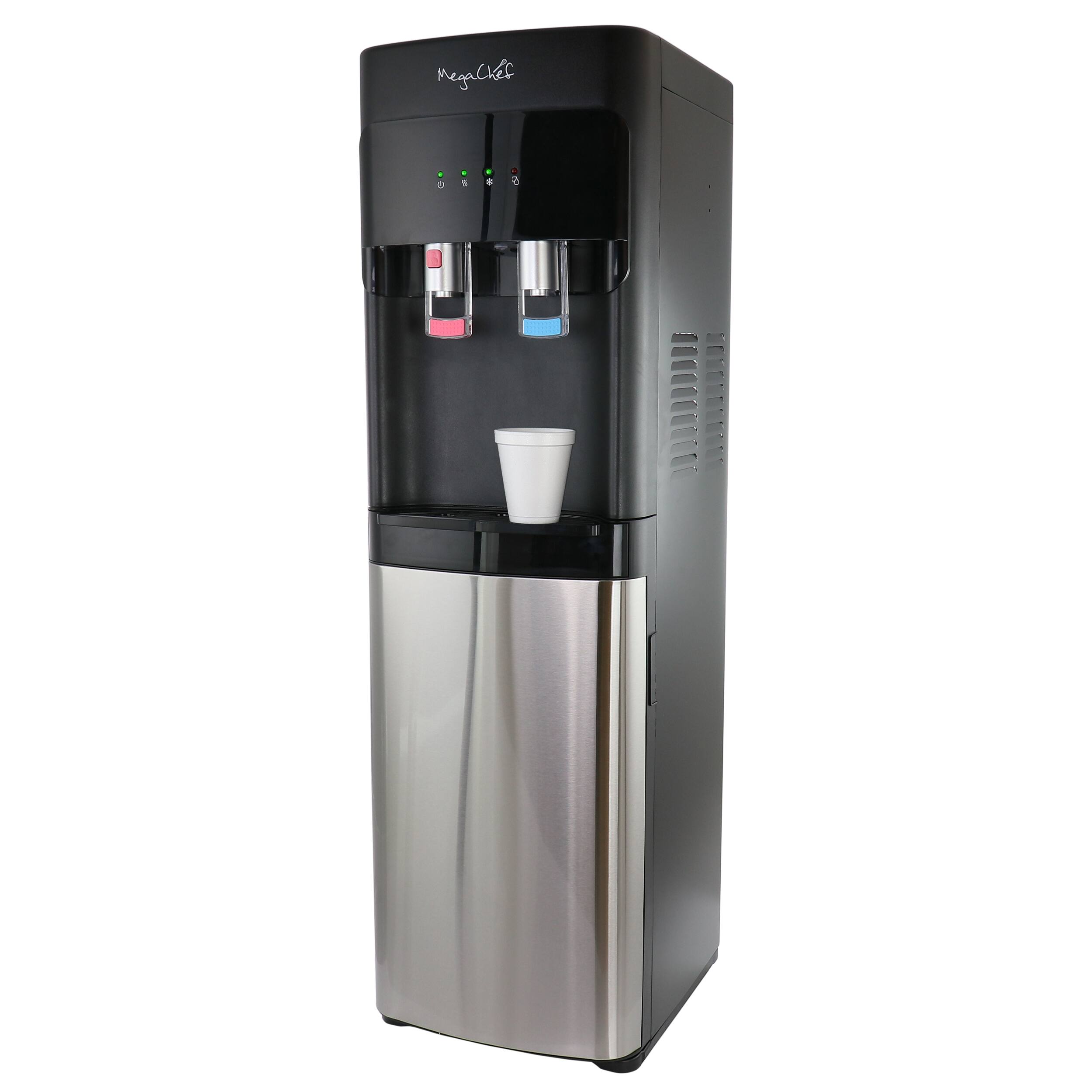 Alt View 1. MegaChef - MegaChef Bottom Load Hot and Cold Water Dispenser - Black.