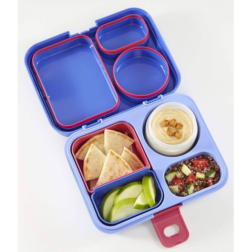 Alt View 1. Thermos - Thermos Kids Freestyle 8-Piece Food Storage Kit - Purple/Pink.