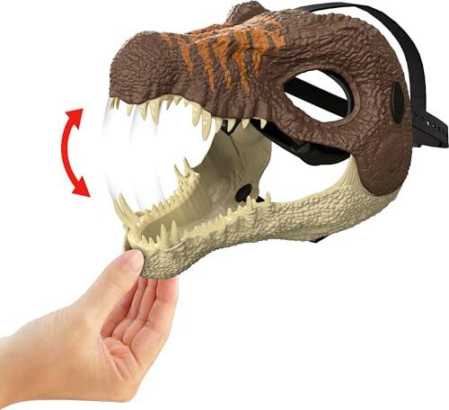 Angle. Mattel - Jurassic World: Rebirth Basic Mask Spinosaurus   - COLLECTIBLES - Multicolor.