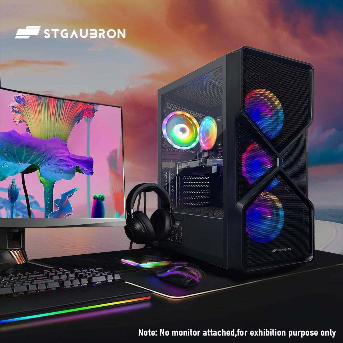 STGAubron Gaming Desktop PC, Intel Core i5 9400F up to 4.1G