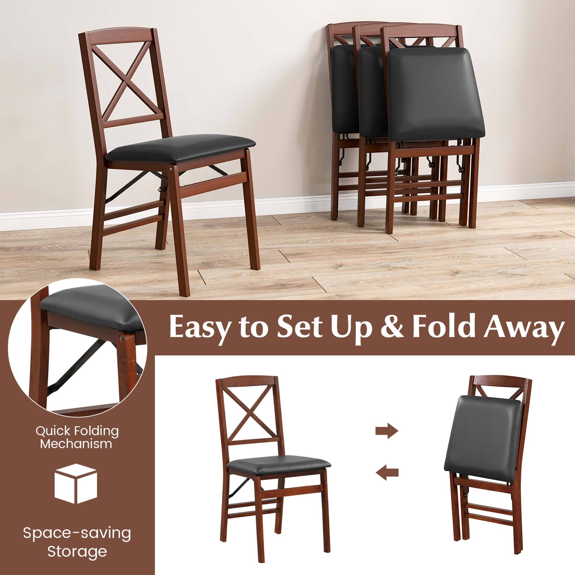 Easy to Set Up & Fold Away, Quick Folding Mechanism, Space-saving Storage