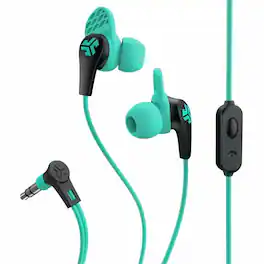 JLab - JBuds Pro Signature Wired Earbuds - Stereo - Mini-phone (3.5mm) - Wired - Earbud - Binaural - In-ear - 4 ft Cable - Green