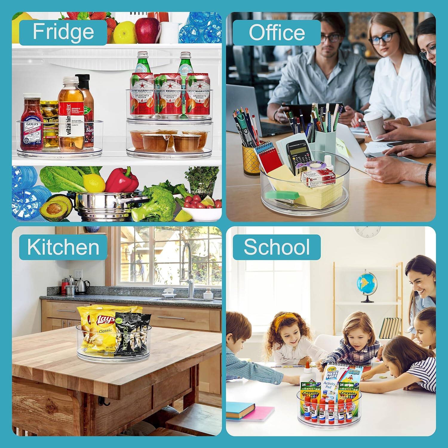 Fridge  
Office  
Kitchen  
School